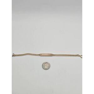 Vintage 1950s 1/20 12K GF Bracelet w/ Diamond 7" Rare Find